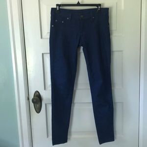 Car Mar Skinny Blue Dark Wash Skinny Jeans